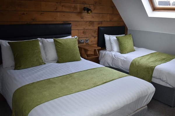 An image labelled Double and Single Room