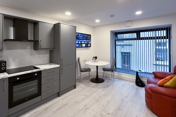 An image labelled Town Centre 1 Bedroom Studio Apartment