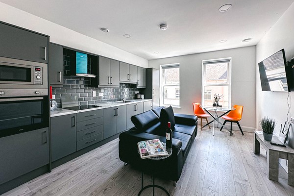 An image labelled Town Centre 1 Bedroom Apartment (Twin) Apartment