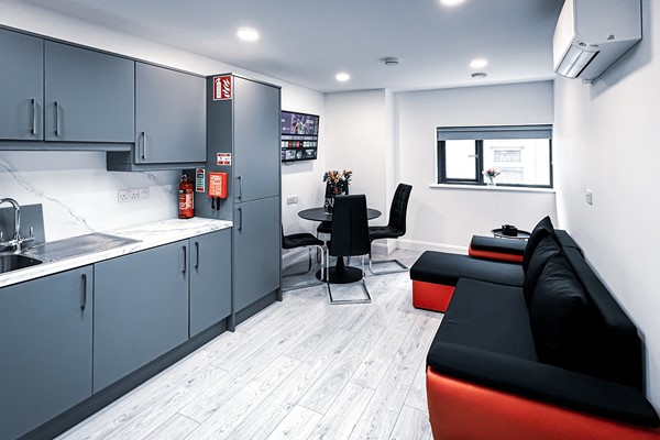 An image labelled Town Centre 1 Bedroom Apartment (Double & Single) Apartment