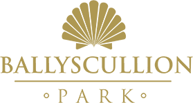 An image labelled Ballyscullion Park Courtyard Cottages Logo