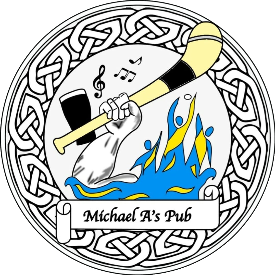 An image labelled Michael A's Pub Logo