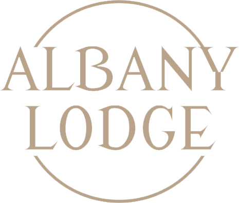 An image labelled Albany Lodge Logo