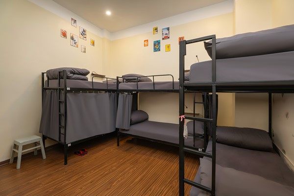 An image labelled 6 Bed Mixed Dorm