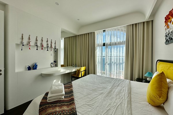 An image labelled Sunset town 1BR_The Fish Apartment
