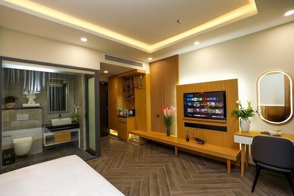 An image labelled Deluxe Ocean View With Balcony Room