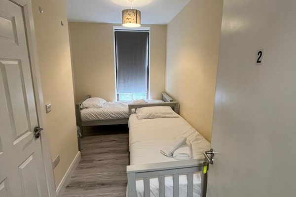 An image labelled Budget Twin Room